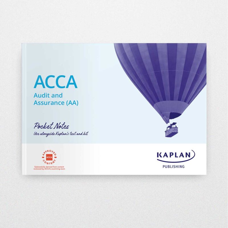 Bookstore near me Kaplan ACCA Audit and Assurance Pocket Notes 2023 2024