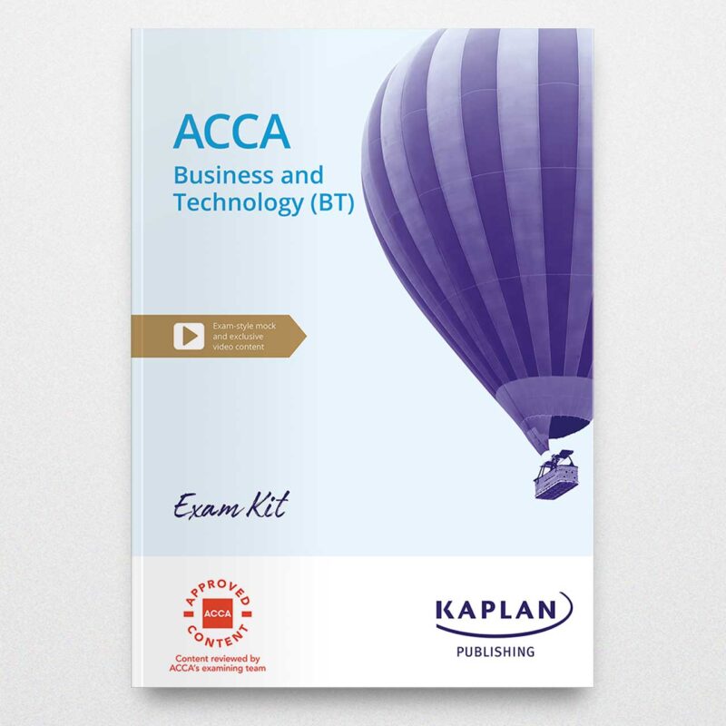 Bookstore near me Kaplan ACCA Business and Technology BT Exam Kit 2023 2024