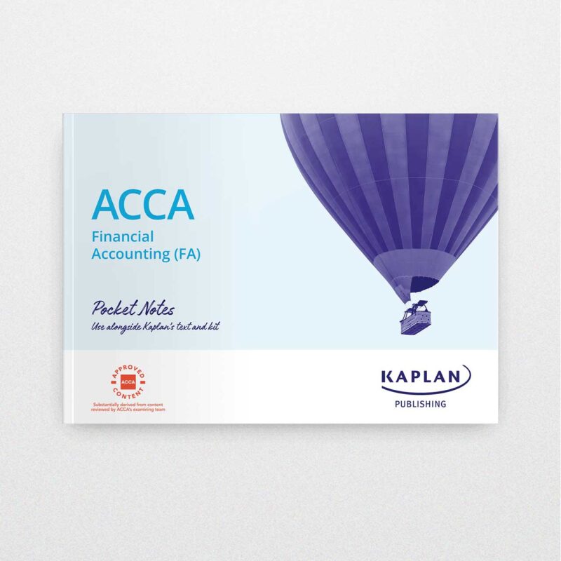 Bookstore near me Kaplan ACCA Financial Accounting FA Pocket Notes 2023 2024