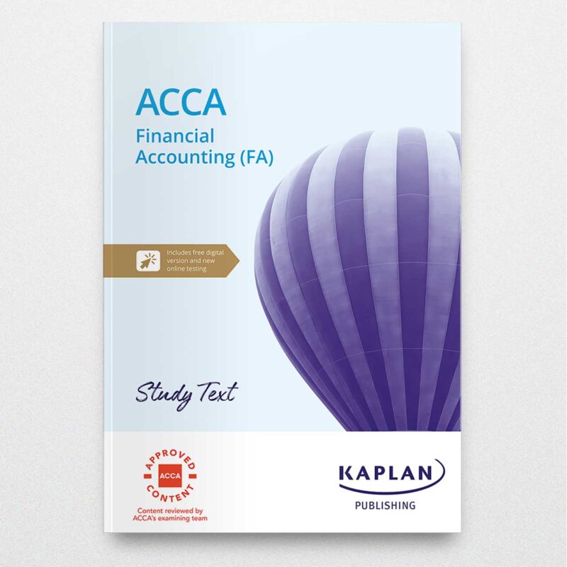 Bookstore near me Kaplan ACCA Financial Accounting FA Study Text 2023 2024