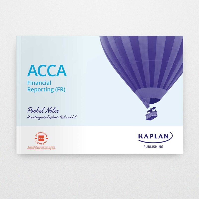 Bookstore near me Kaplan ACCA Financial Reporting Pocket Notes 2023 2024