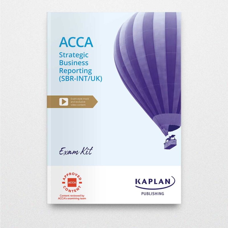 Bookstore near me Kaplan ACCA Strategic Business Reporting Exam Kit 2023 2024