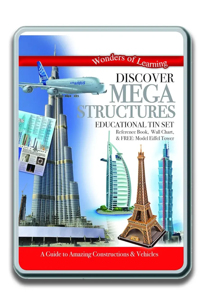 Discover Mega Structures Educational Tin