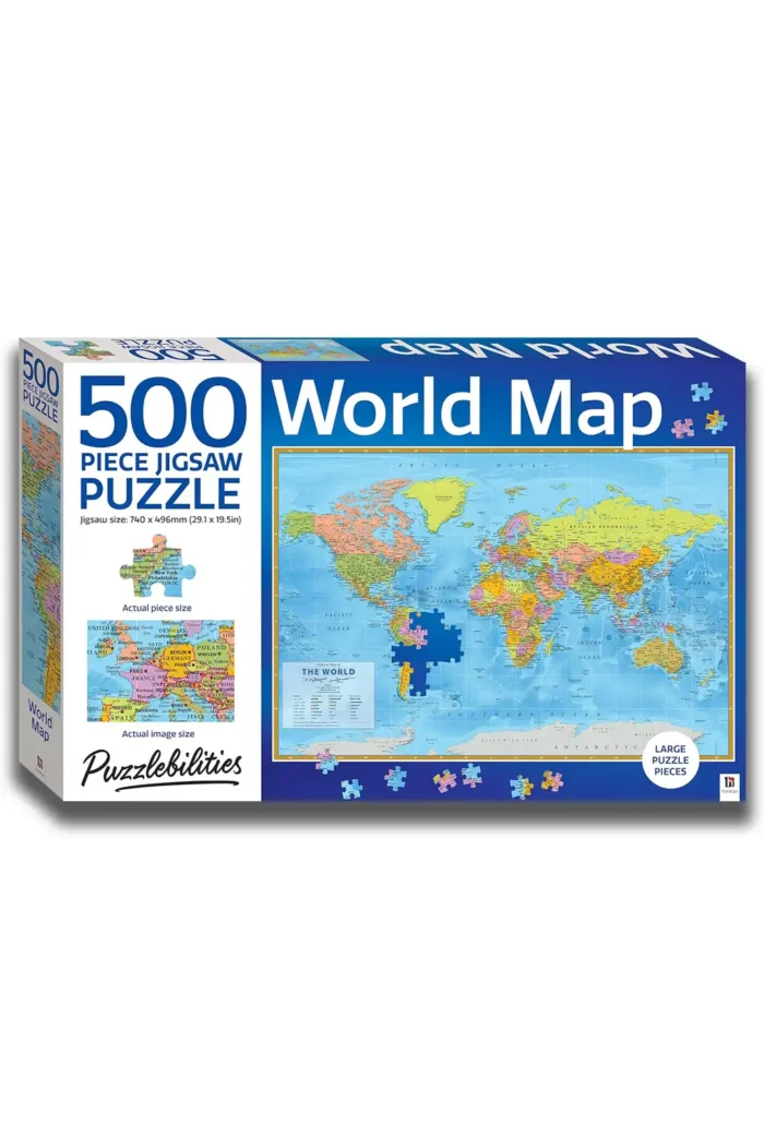 World Map 500 Piece Jigsaw Puzzle