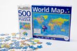 World Map 500 Piece Jigsaw Puzzle - Image 2